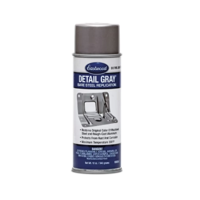 EASTWOOD SPRAY TINTA CINZA RESTAURO PEÇAS METÁLICAS - 368GR.