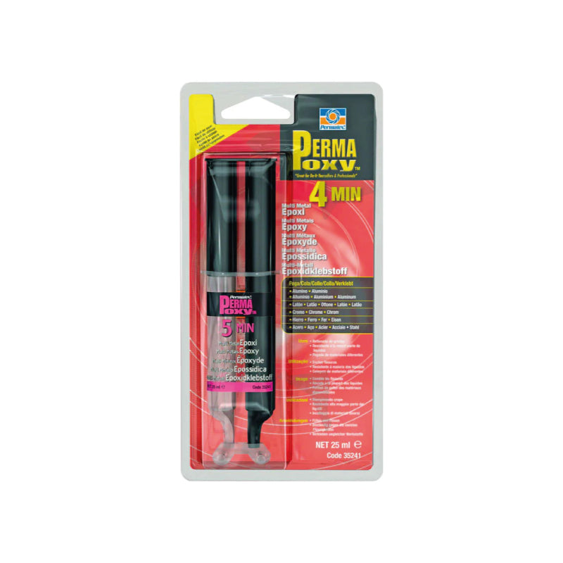 Adesivo Epóxi 2 componentes - Permapoxy - Multi Metal 4min