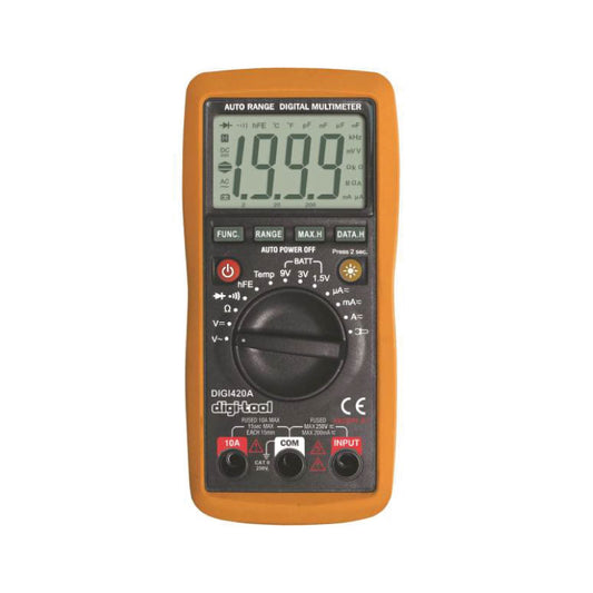 Multímetro Digital Auto Range DIGI-TOOL DIGI420A CAT III 300 V