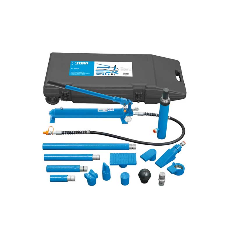 FERVI 0054/10 Kit Hidráulico para Reparação de Carroçarias 10 Toneladas