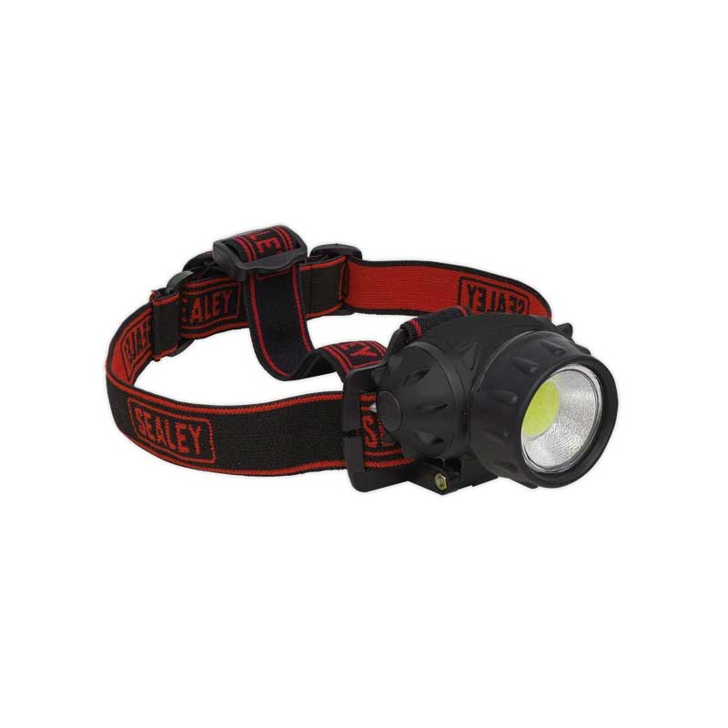 Sealey HT101 – Lanterna de Cabeça LED COB 3 W 200 lm