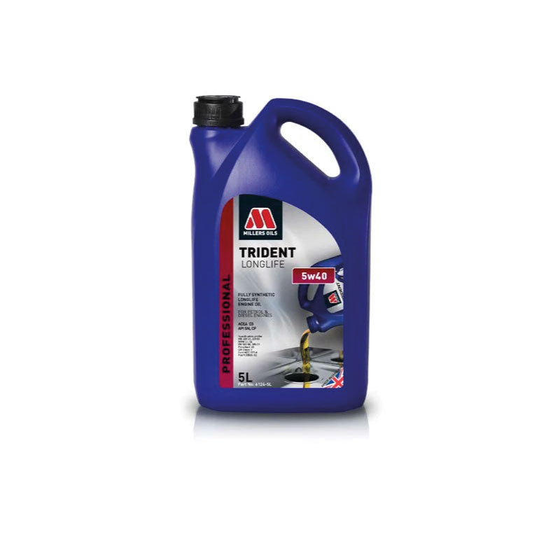 ÓLEO MOTOR TRIDENT LONGLIFE 5w40 - 5LT