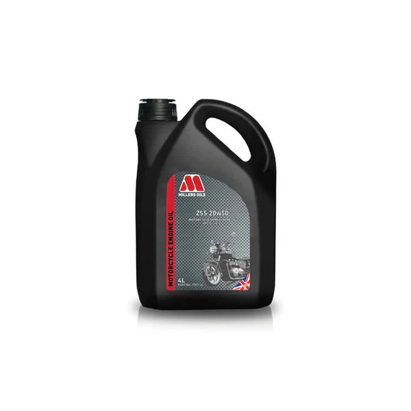 Millers Oils ZSS 20W-50 | Óleo Semi-Sintético para Motociclos 4 Tempos