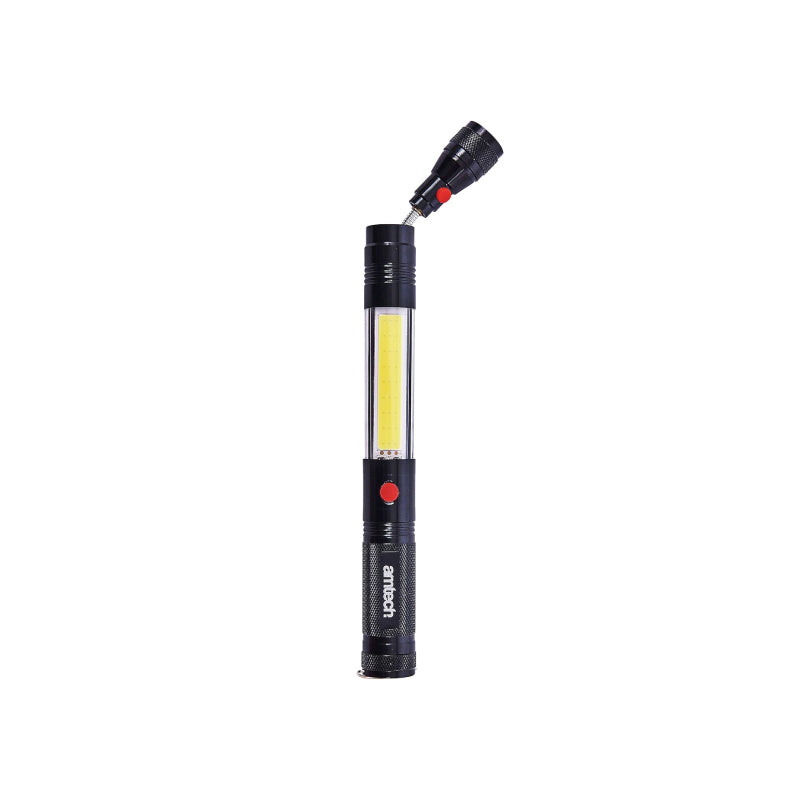 LANTERNA TELESCÓPICA LED COB 3W+IMAN