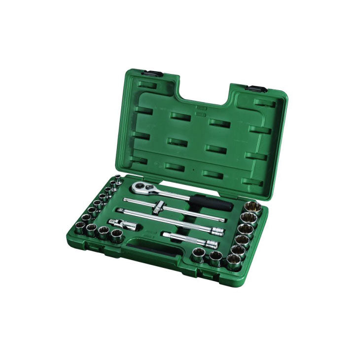 JOGO CHAVES CAIXA 1/2" 24 PCS 9-32MM