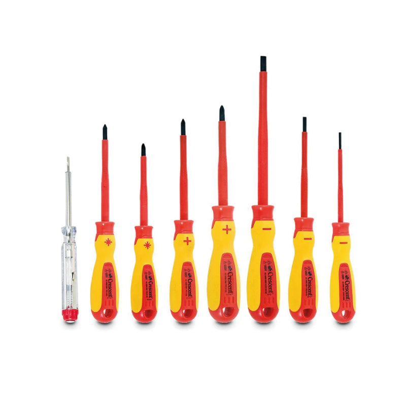 JOGO CHAVES FENDA/PHILLIPS C/ISOLAMENTO VDE (8PCS)