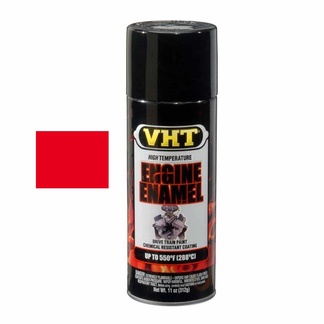 VHT ENGINE ENAMEL TINTA ESMALTE P/MOTOR VERMELHO BRILHANTE - ALTA TEMPERATURA