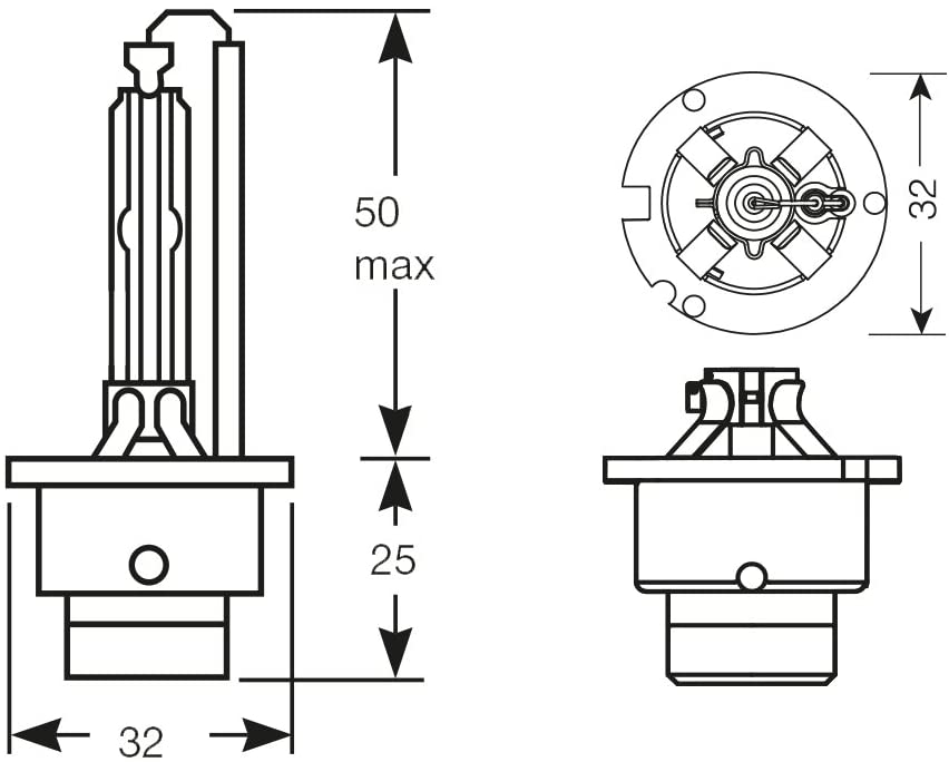 LÂMPADA XENON 85V 35W D2S Gas Discharge Headlight