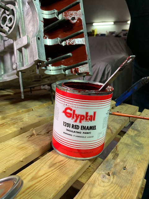 GLYPTAL TINTA ESMALTE VERMELHA PARA INTERIOR BLOCO MOTOR