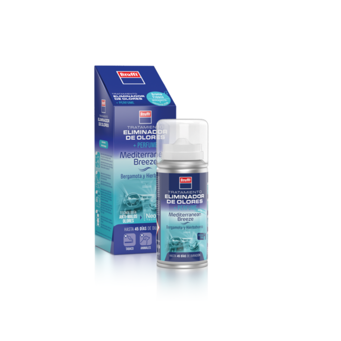 SPRAY ELIMINAÇÃO ODOR VIATURAS BRISA MEDITERRÂNEA (150ML)