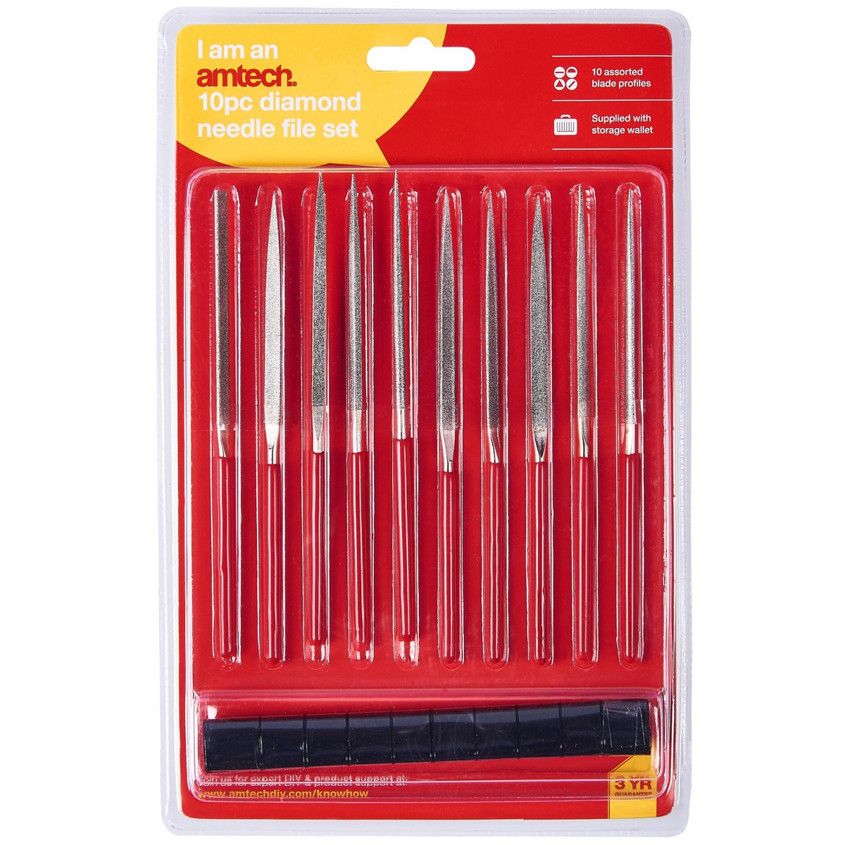 Jogo de Limas Diamantadas 140MM - 10pcs