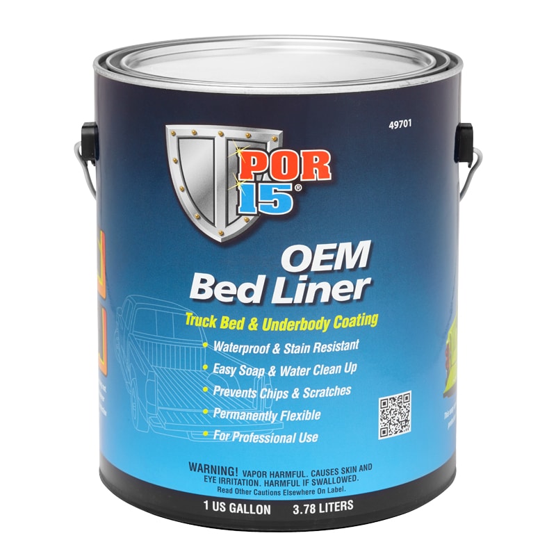 BLACK BED LINER – NON SLIP TRUCK BED COATING (US GALLON, 3.78L)