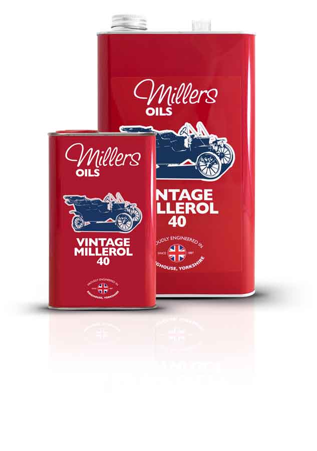 ÓLEO MOTOR VINTAGE MILLEROL 40 - 5L