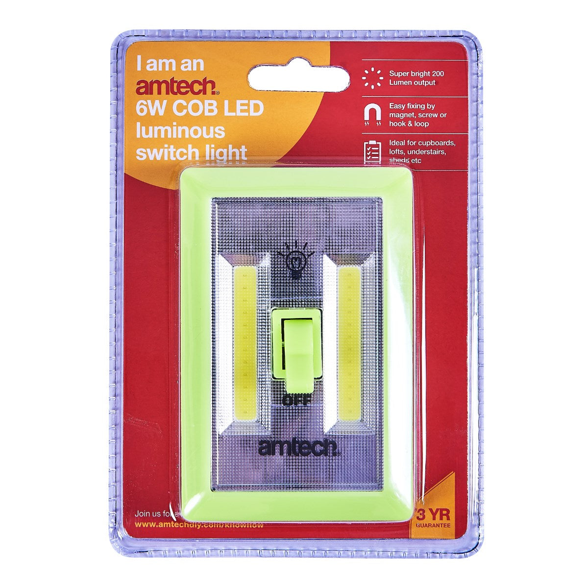 Interruptor Luminoso COB LED 6W