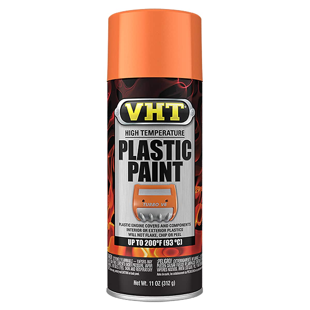 VHT TINTA PLÁSTICA DE ALTA TEMPERATURA LARANJA BRILHANTE (312G)
