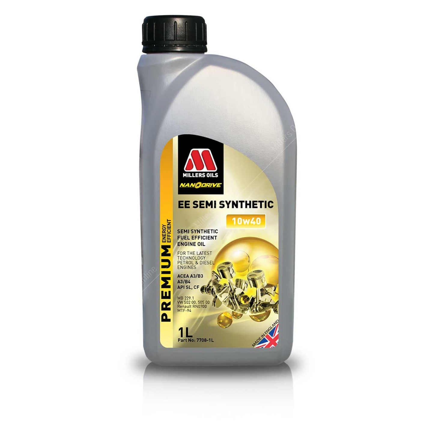 ÓLEO MOTOR EE SEMI-SINTÉTICO 10W40 1LT