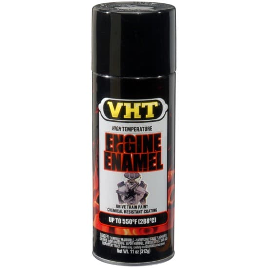 VHT TINTA ESMALTE P/MOTOR COR PRETO - ALTA TEMPERATURA