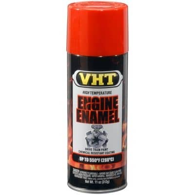 VHT ENGINE ENAMEL TINTA ESMALTE P/MOTOR COR CHEVY LARANJA - ALTA TEMPERATURA