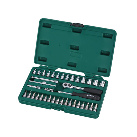 JOGO CHAVES CAIXA 1/4" SEXTAVADO 38PCS 3.5-14MM