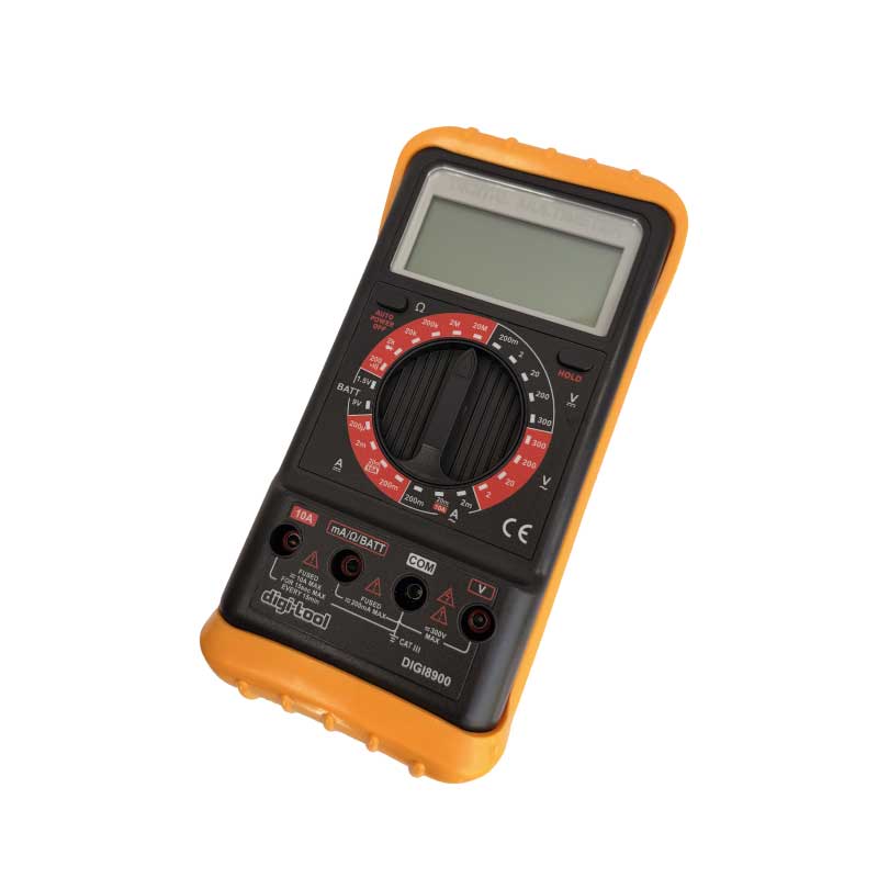 Multímetro Digital DIGI-TOOL DIGI8900 LCD CAT III 300 V