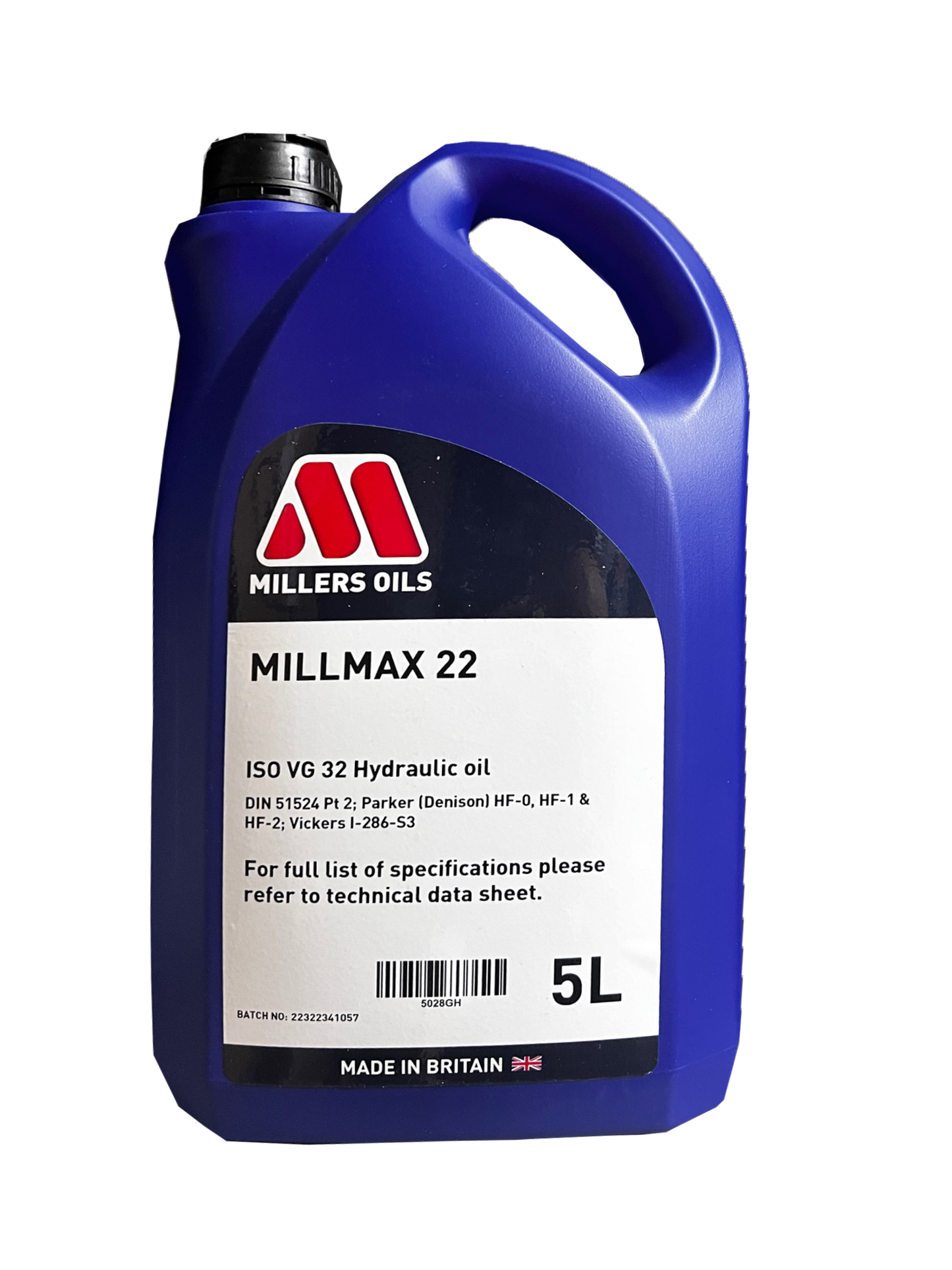 ÓLEO HIDRÁULICO MILLMAX 22 5L FMF