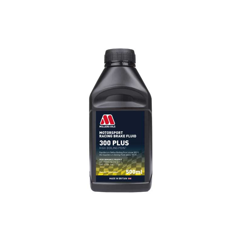 Millers Oils Racing Brake Fluid 300+ | Fluido de Travões DOT 4 para Competição - 500ml