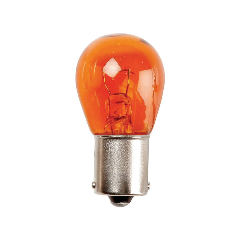 LÂMPADA PADRÃO 12V 21W PY21W BAU15S LARANJA (Pack 10 Unidades)