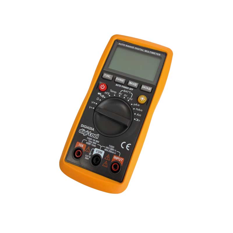 Multímetro Digital Auto Range DIGI-TOOL DIGI420A CAT III 300 V