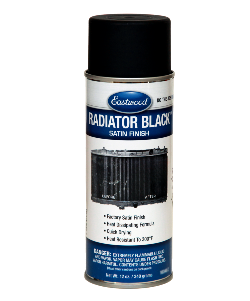 Radiator black paint brilhante