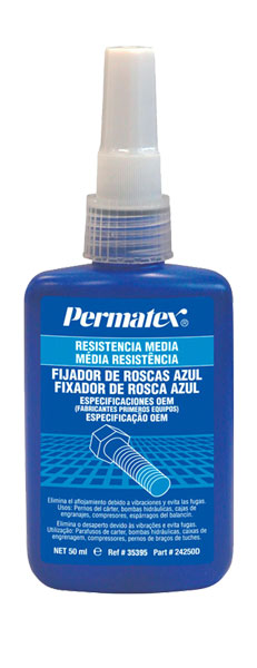 Fixadores de Roscas de Resistência Media Azul 50 ml
