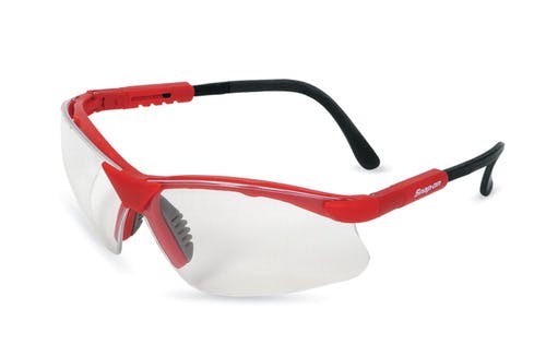 Óculos protecção com armação vermelha