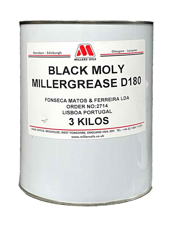 MASSA BLACK MOLY MILLERGREASE D180 3KG
