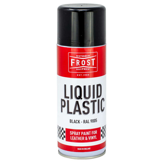 Revestimento de couro macio / vinil de tinta plástica líquida Frost - PRETO (aerossol 400ml)